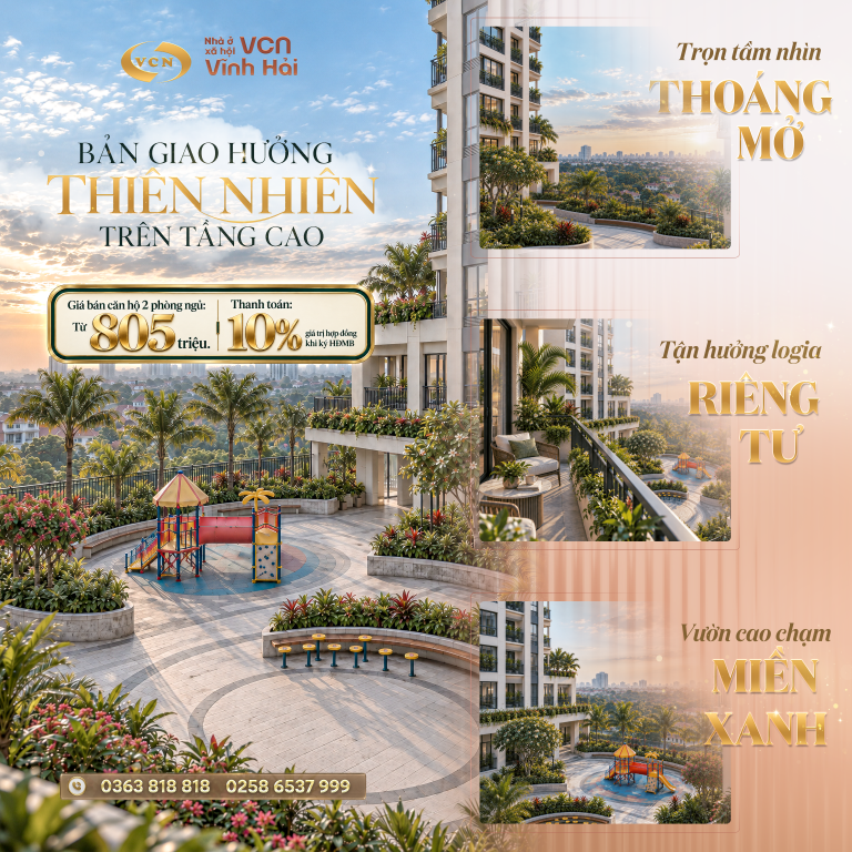 Poster BẢn Giao HƯỞng ThiÊn NhiÊn TrÊn TẦng Cao