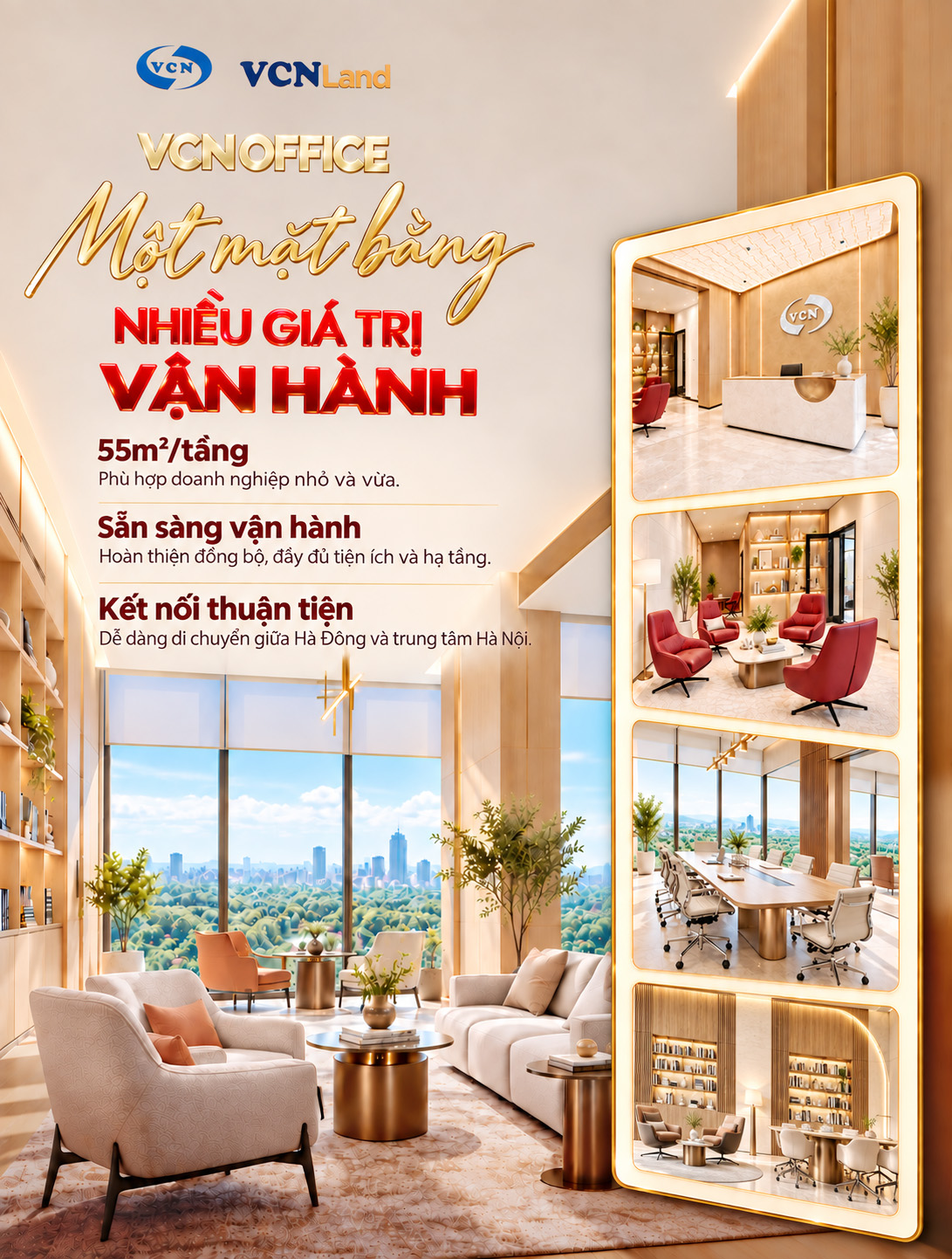Văn Phòng Hiện đại, Tiện Nghi